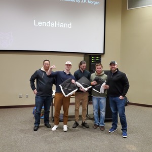 Best Civic Engagement Hack: LendaHand (Kevin Maynard, Brian Matzelle, Adrian Sujkovic)